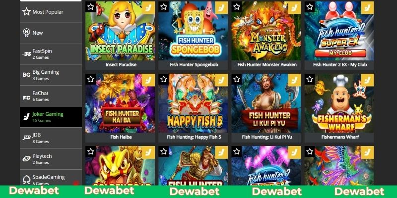 Tham gia giải trí tại danh mục uy tín bắn cá Dewabet